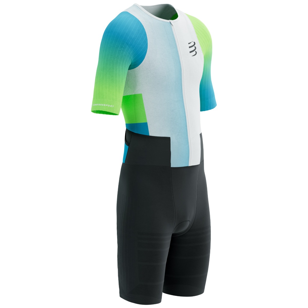 Costum triatlon barbati Compressport Stream Trisuit SS 2026