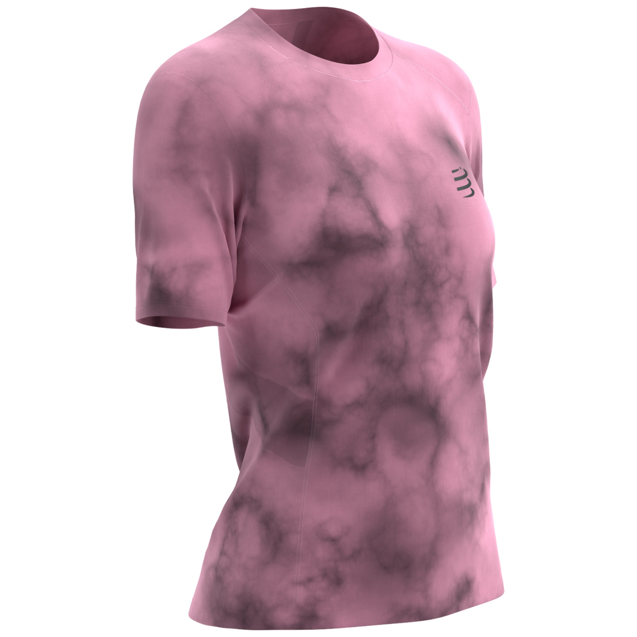 Tricou alergare dama Compressport Performance - Eat My Dust!-Roz-XS