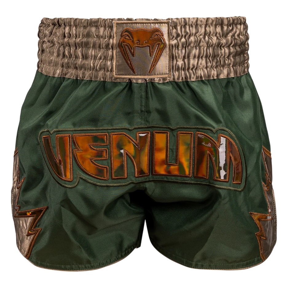 Sort Muay Thai Venum Inferno-Kaki/Bronz-S
