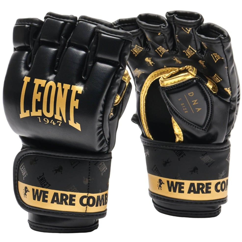 Manusi MMA Leone DNA-Negru/Auriu-S