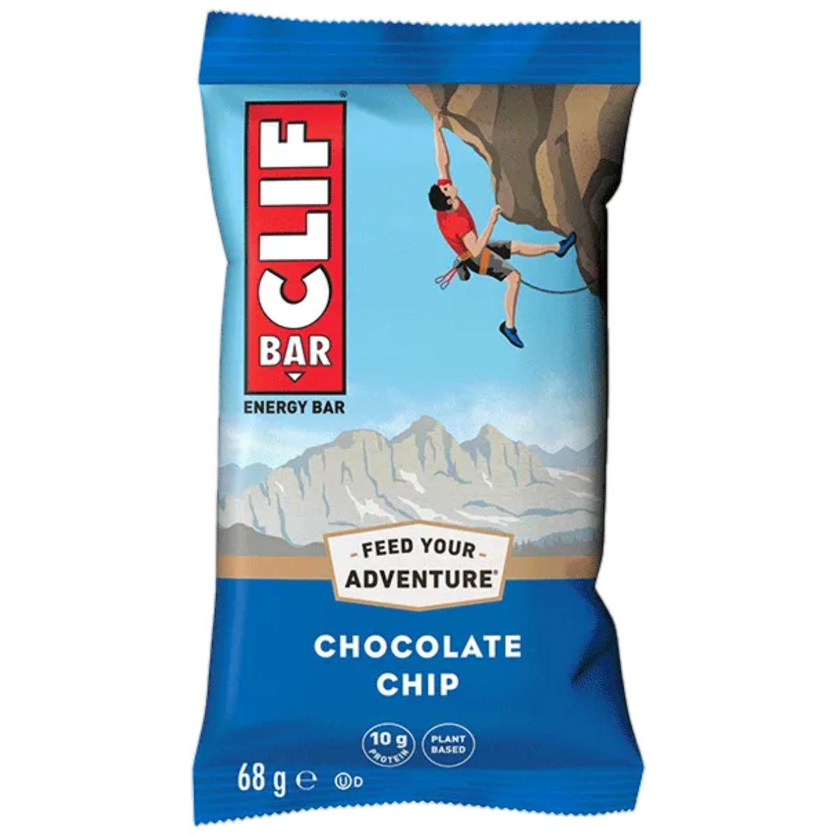 Baton din ovaz Clif bar, aroma de fulgi de ciocolata, 68g