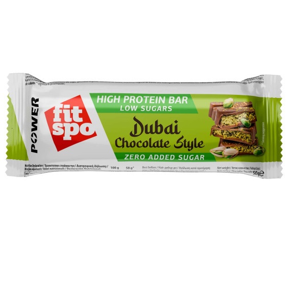 Baton proteic Fitspo Power Protein Aroma de Ciocolata Dubai, 50g
