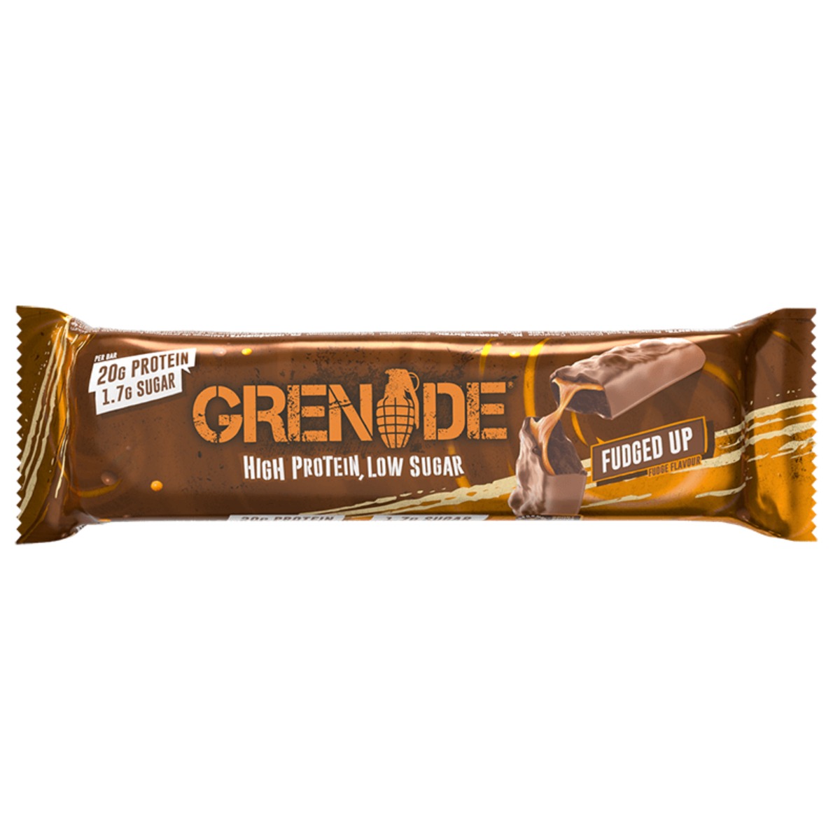 Baton proteic Grenade Carb Killa Aroma Fudged Up, 60g
