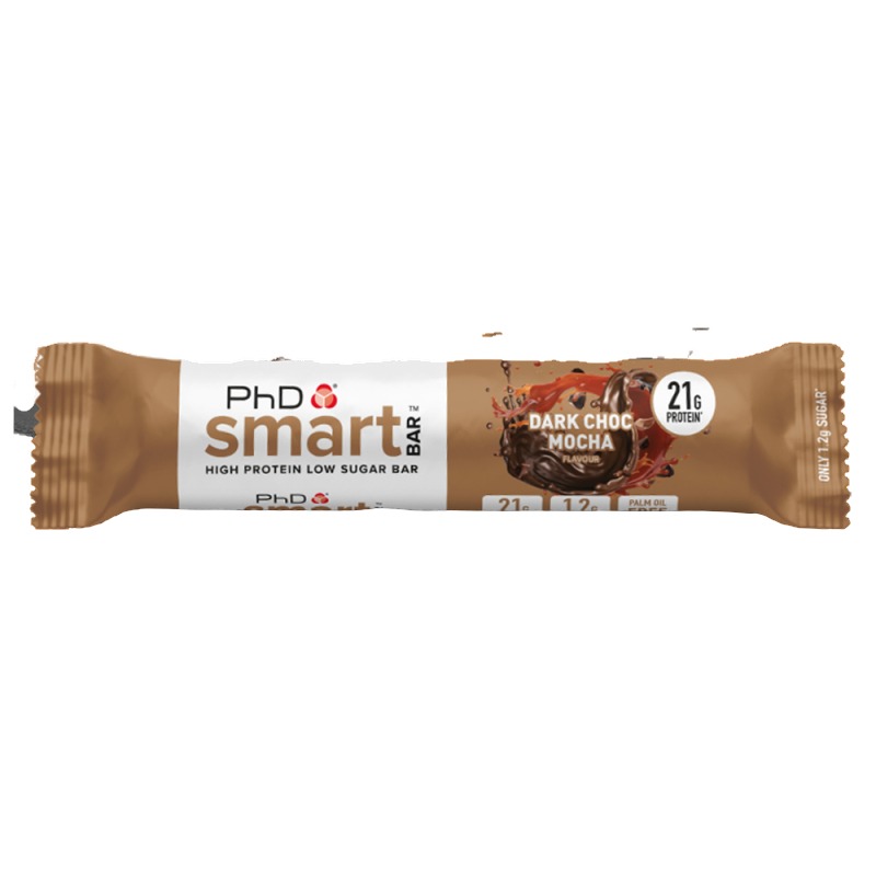 Baton proteic PhD Smart Bar Plant Aroma de Ciocolata Neagra, 64g