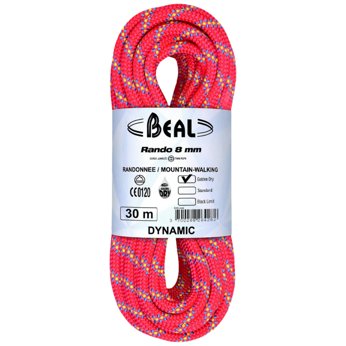 Coarda dinamica Beal Rando Golden Dry 8 mm