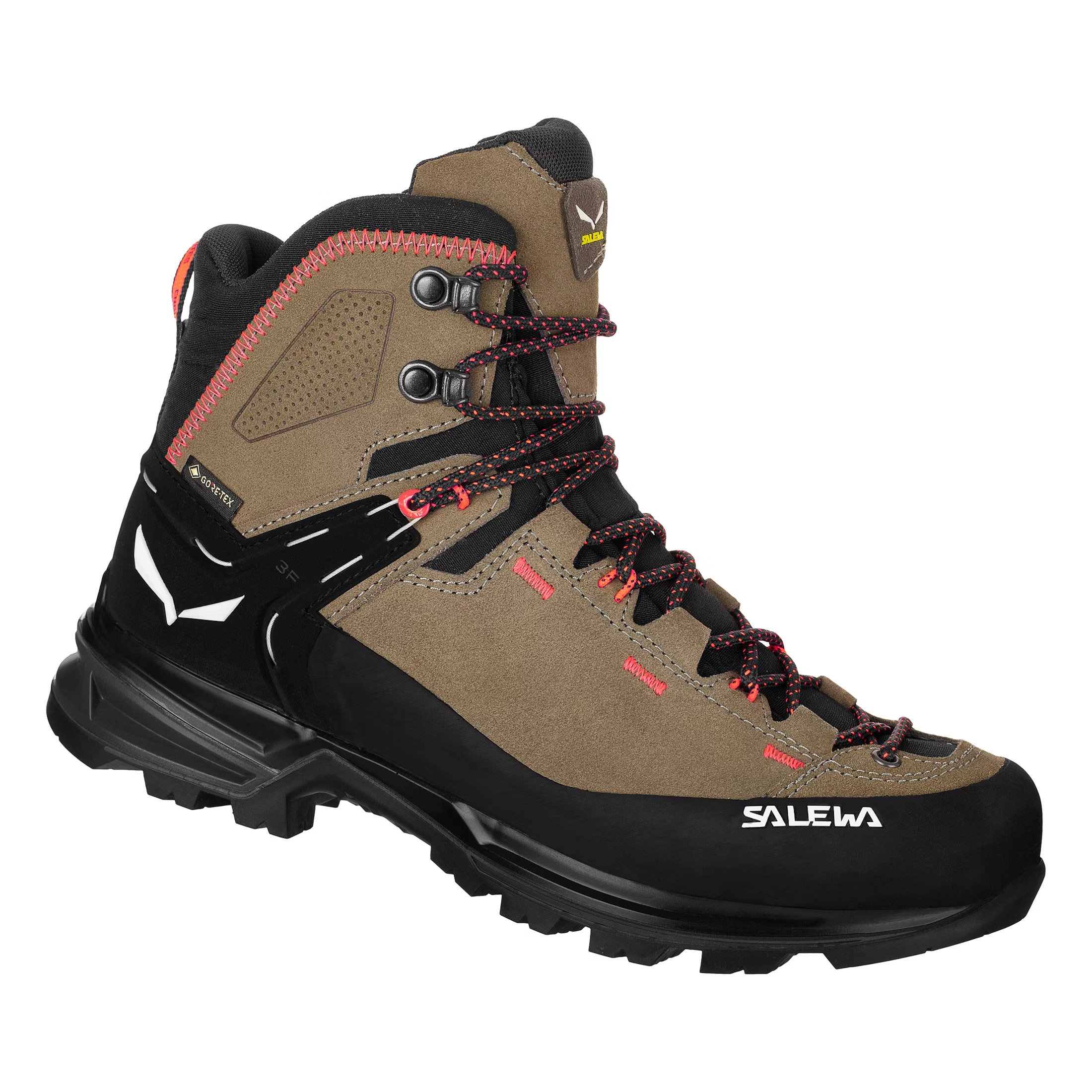 Bocanci trekking dama Salewa Mountain Trainer 2 Mid GTX-Negru/Maro-37
