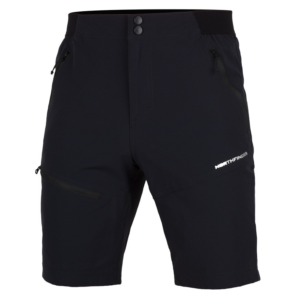 Pantaloni scurti trekking barbati Northfinder Andreas-Negru-2XL