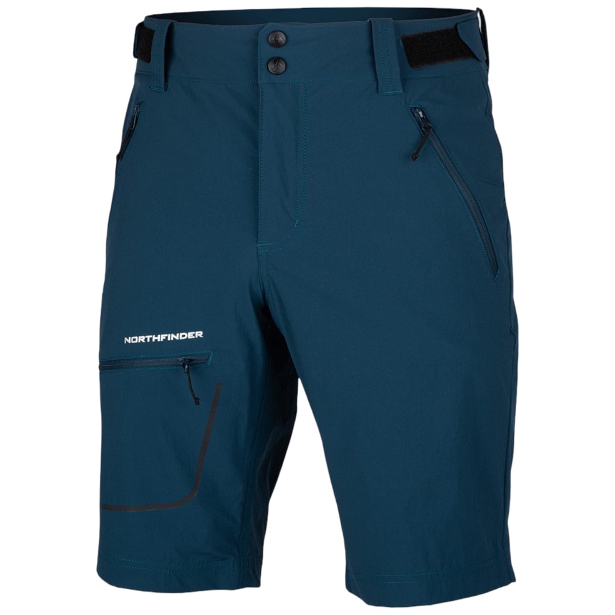 Pantaloni scurti trekking barbati Northfinder Hermos-Albastru-S