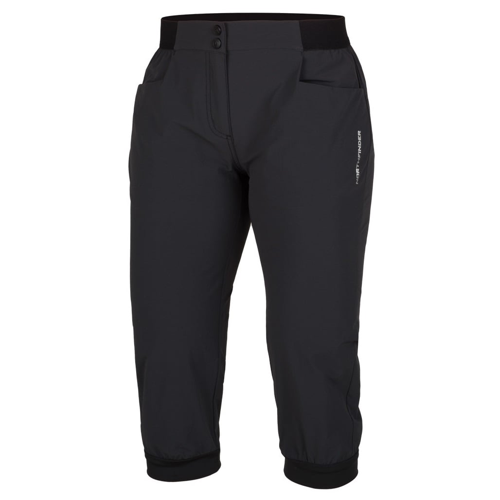 Pantaloni scurti 3/4 trekking dama Northfinder Nikki-Gri-XS