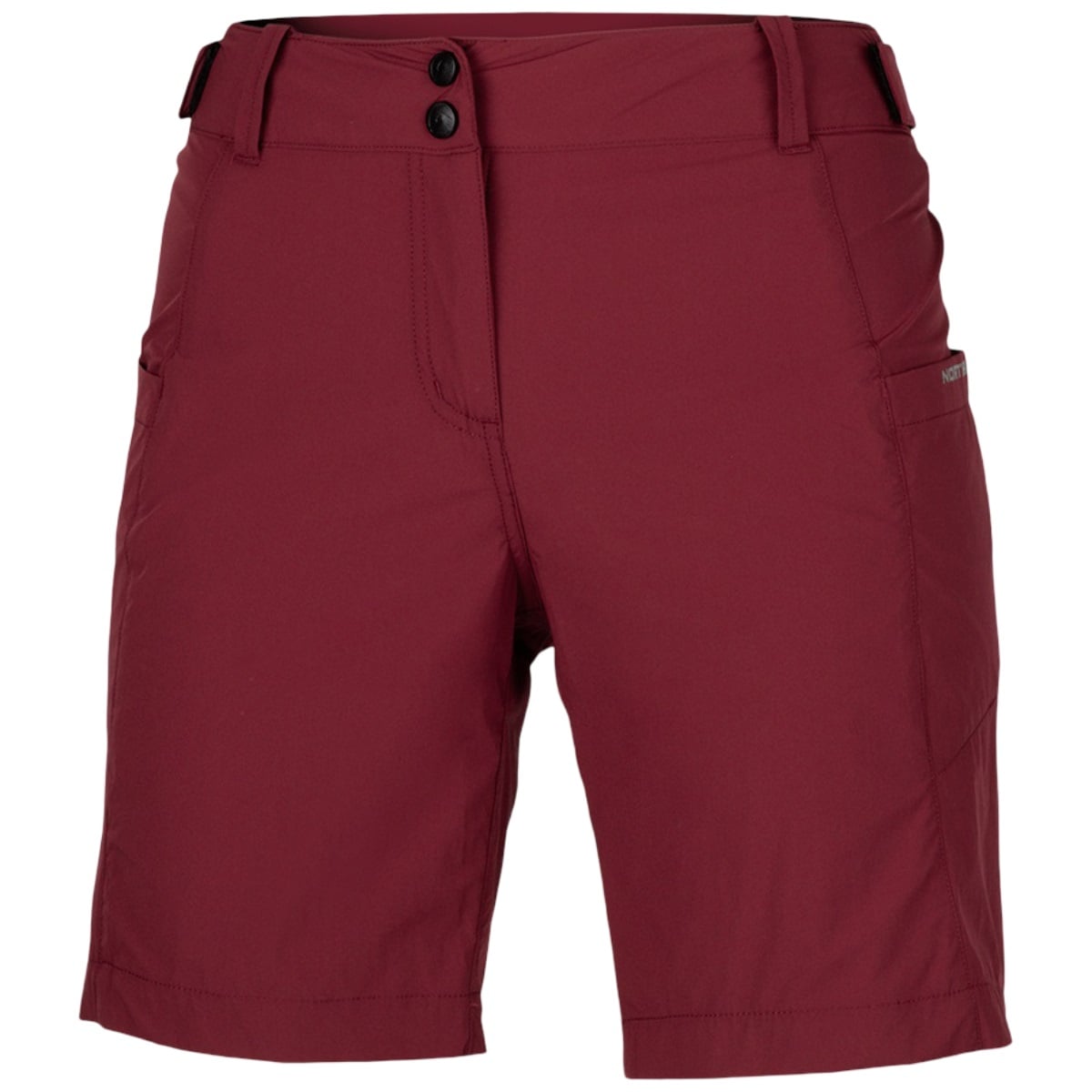 Pantaloni scurti trekking dama Northfinder Florencia-Rosu Inchis-XS