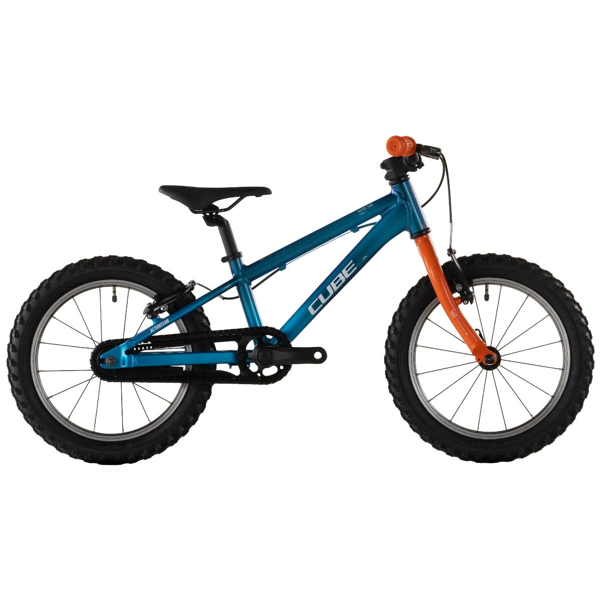 Bicicleta copii MTB Cube Acid 160 Actionteam 16" 2026-Albastru/Portocaliu
