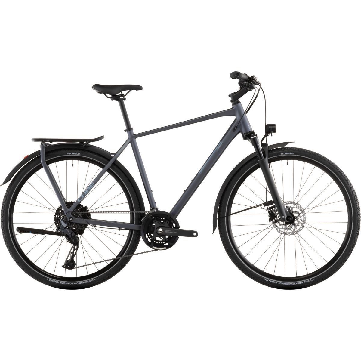 Bicicleta Cube Kathmandu EXC 28" 2026-Gri Inchis-54 cm