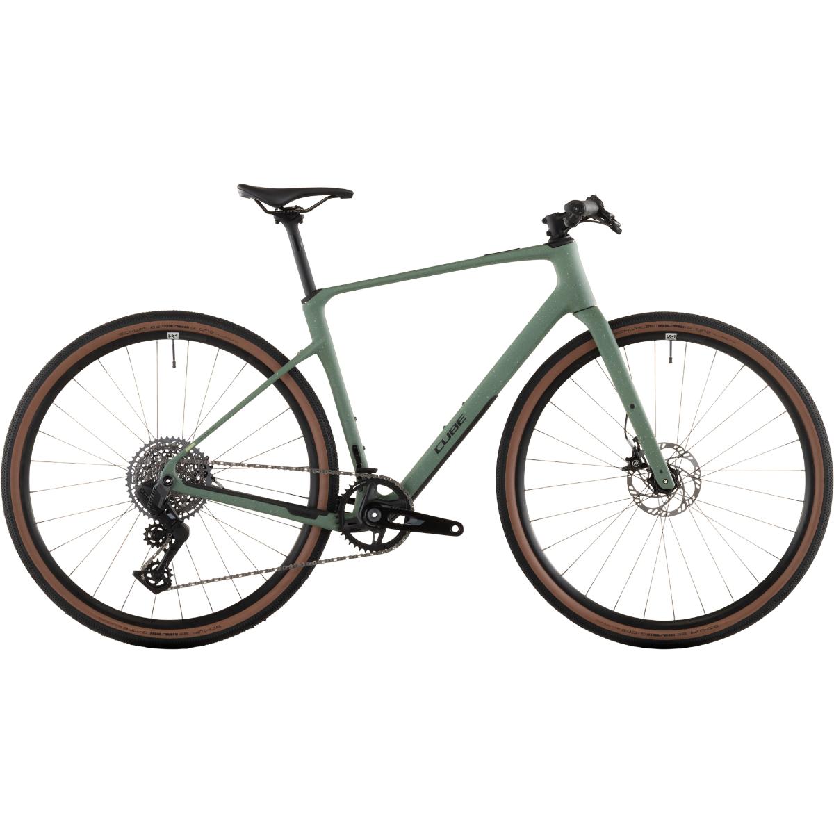 Bicicleta Cube Nulane C:62 SLT 28" 2026-Verde-50 cm