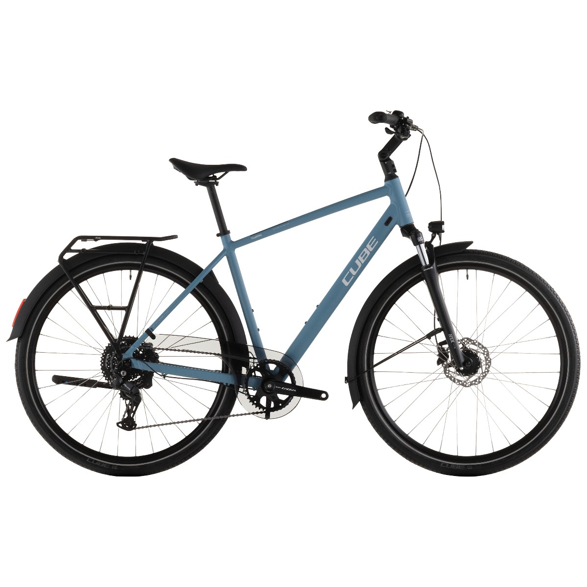 Bicicleta CUBE Touring One 28" 2026-Albastru-62 cm