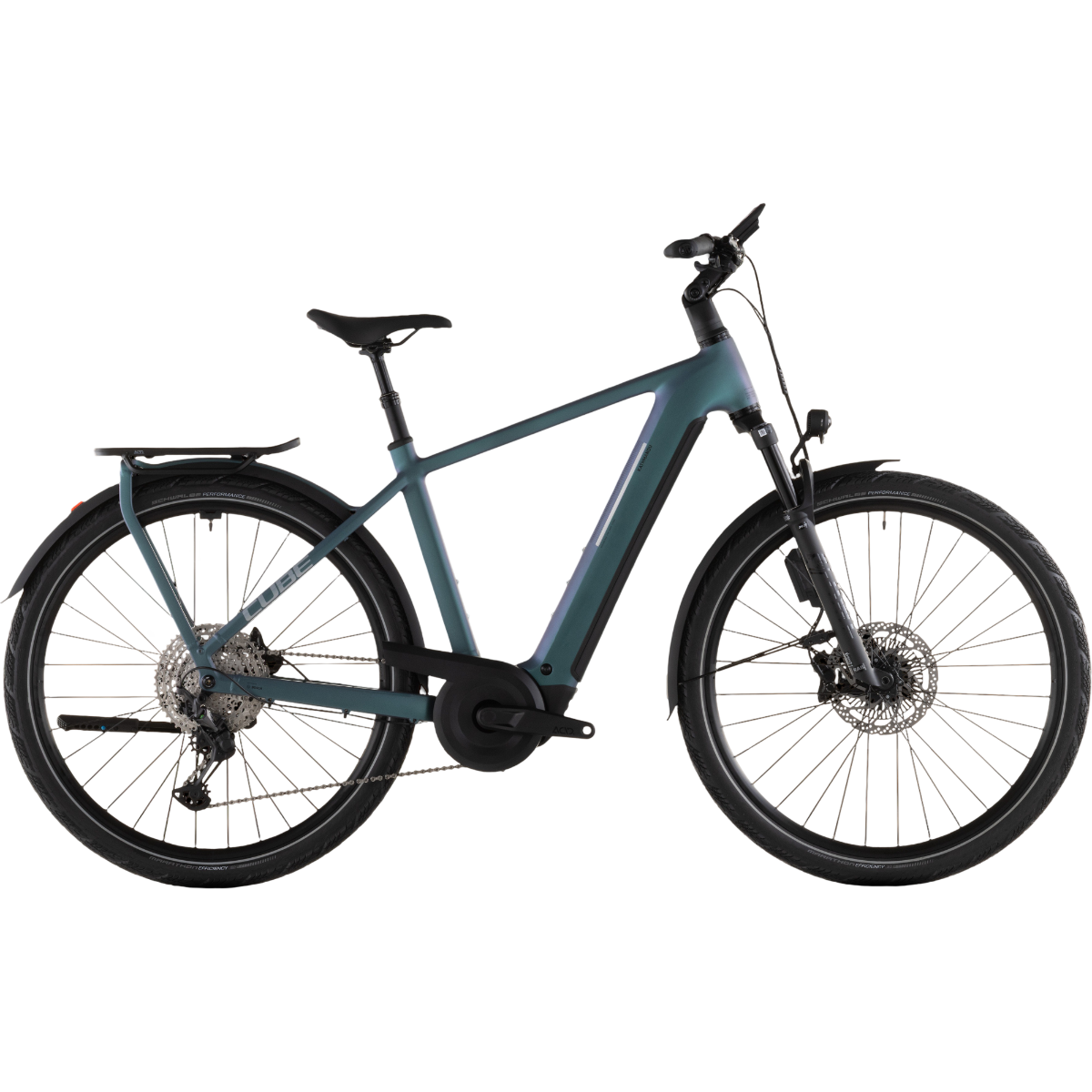 Bicicleta electrica Cube Kathmandu Hybrid EXC 800 28" 2026-Albastru-64 cm
