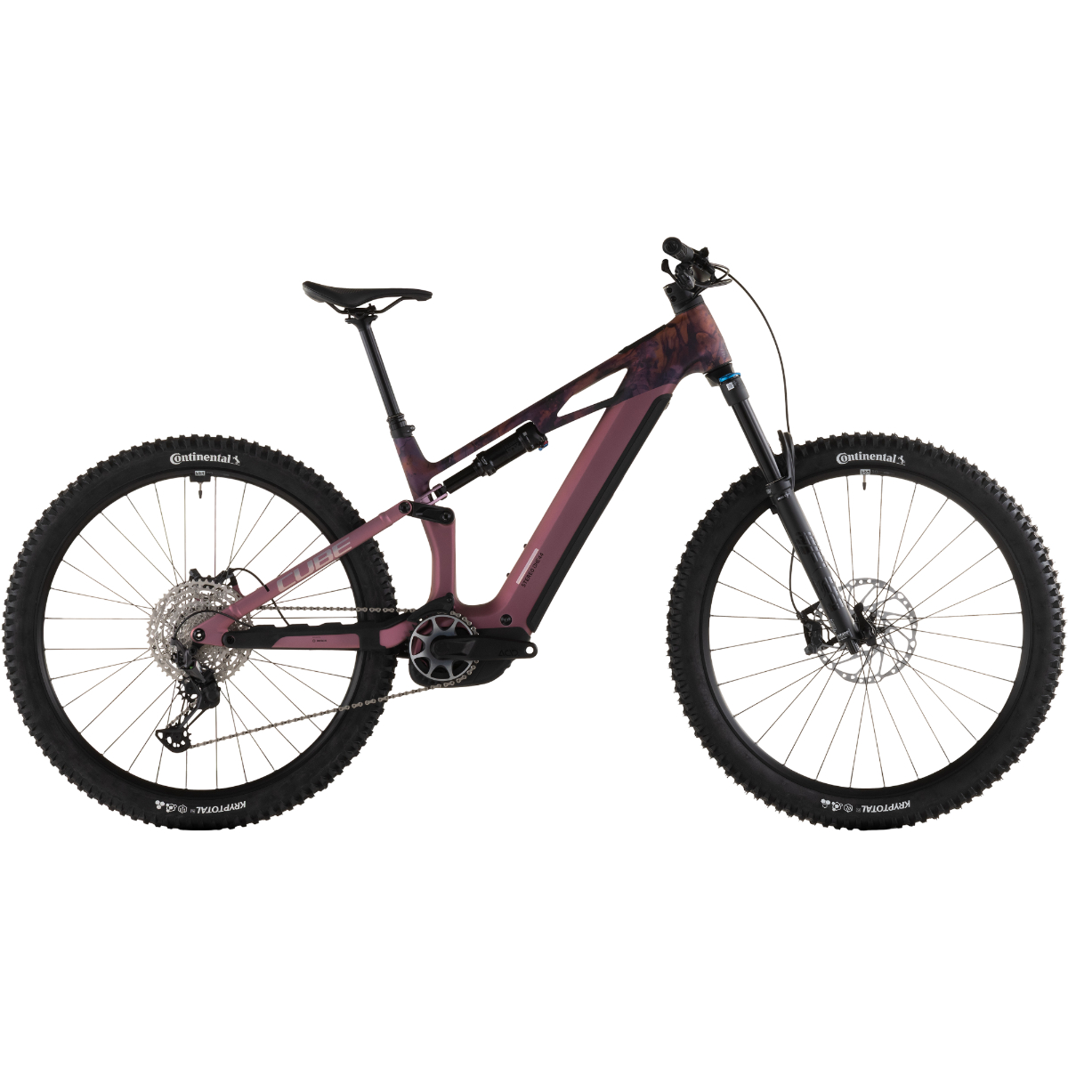Bicicleta electrica MTB Cube Stereo Hybrid ONE44 HPC SLX 800 27.5" 2026-Roz-S