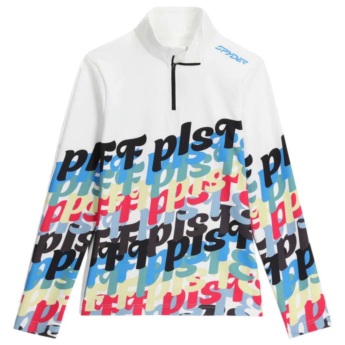 Bluza schi dama Spyder Vivid 2025-Alb-M