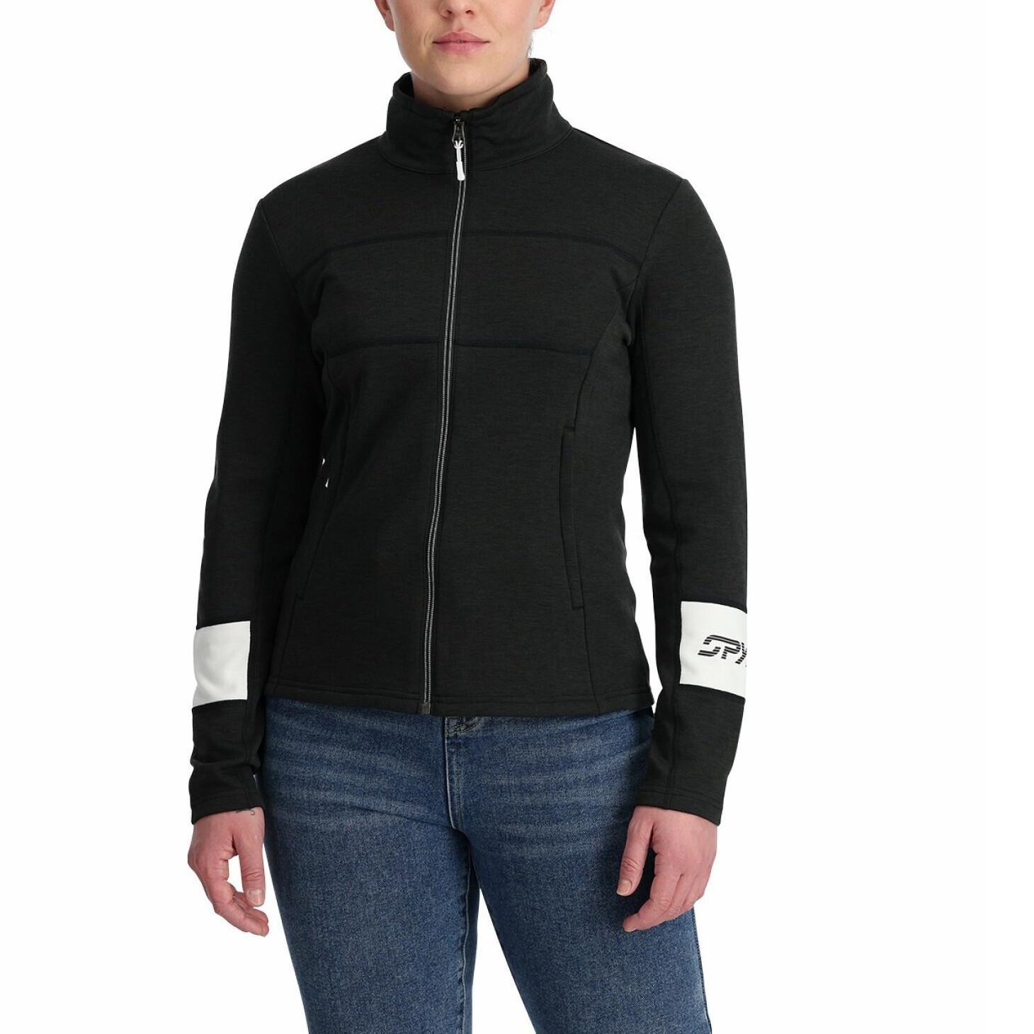 Fleece Schi Dama Spyder Speed 2024-Negru/Alb-L