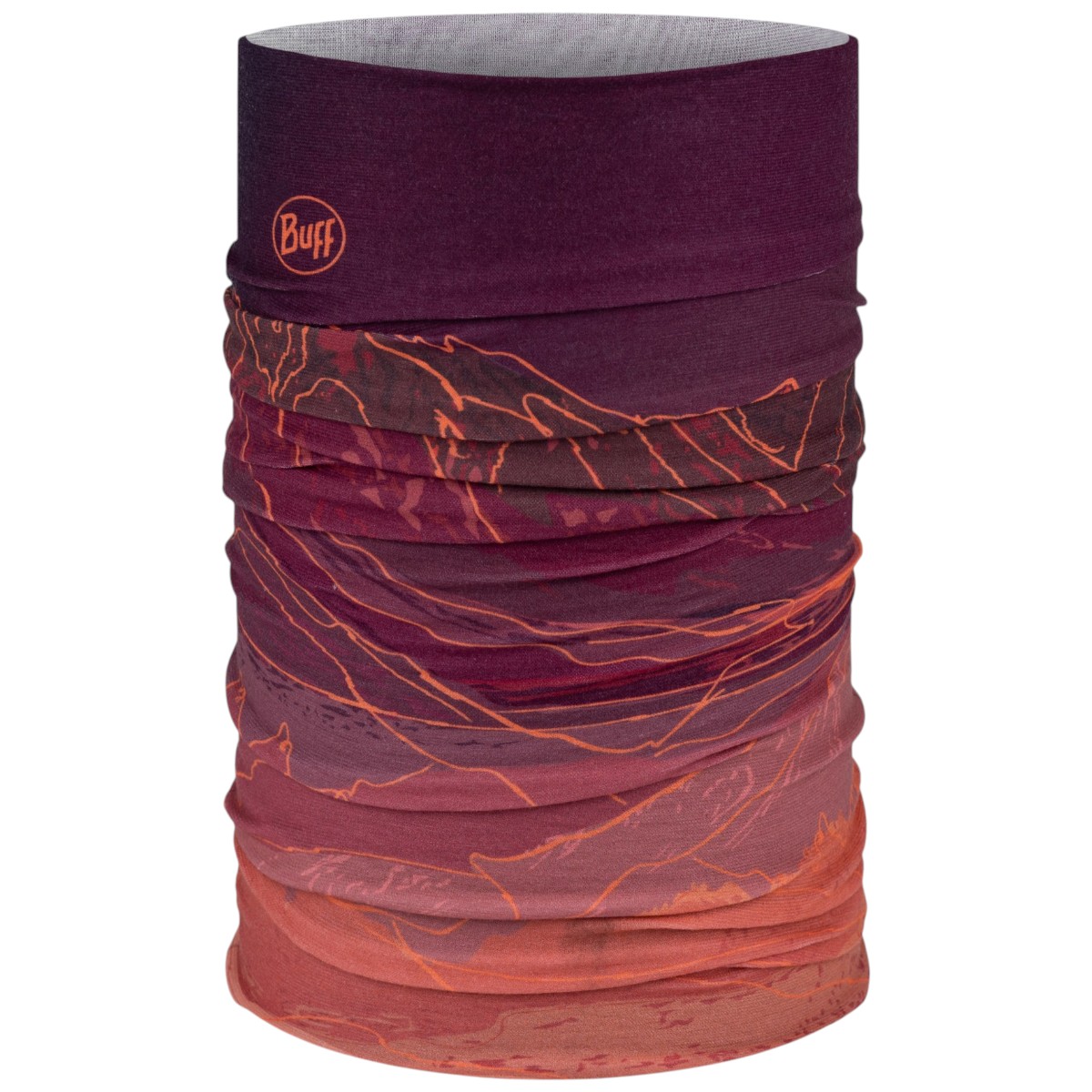 Bandana tubulara multifunctionala Buff Original EcoStretch Unal Garnet
