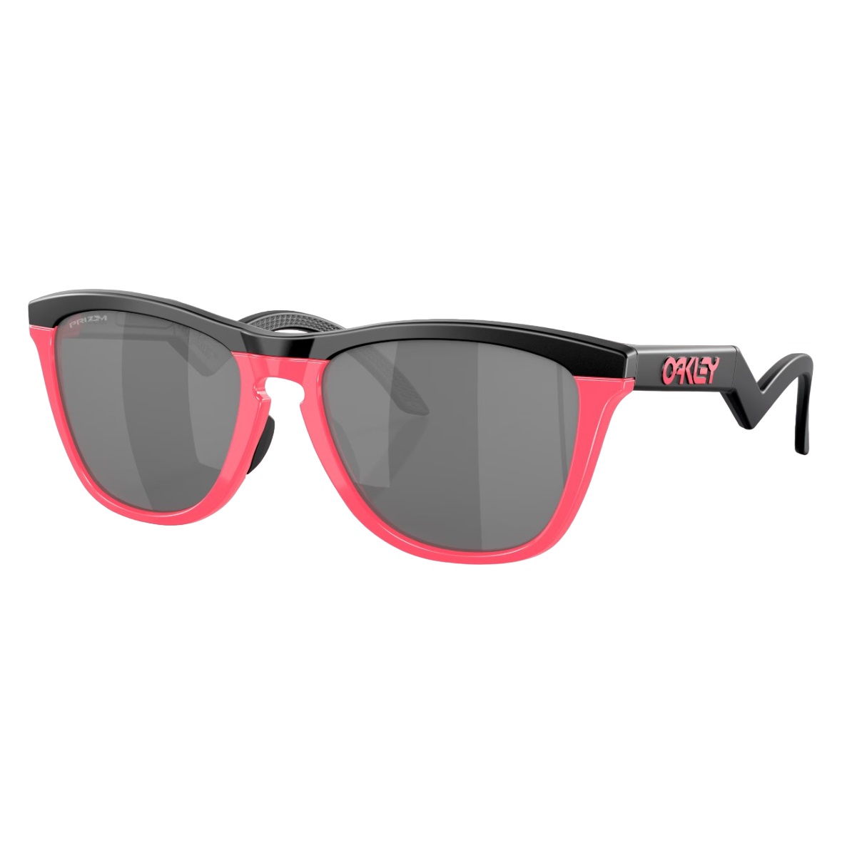 Ochelari de soare Oakley Frogskins Hybrid Matte Black/Neon Pink/Prizm Black
