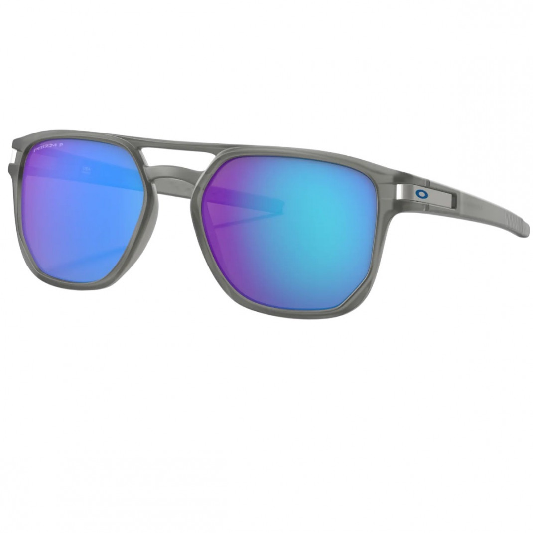 Ochelari de soare Oakley Latch Beta Matte Grey Ink / Prizm Sapphire Polarized