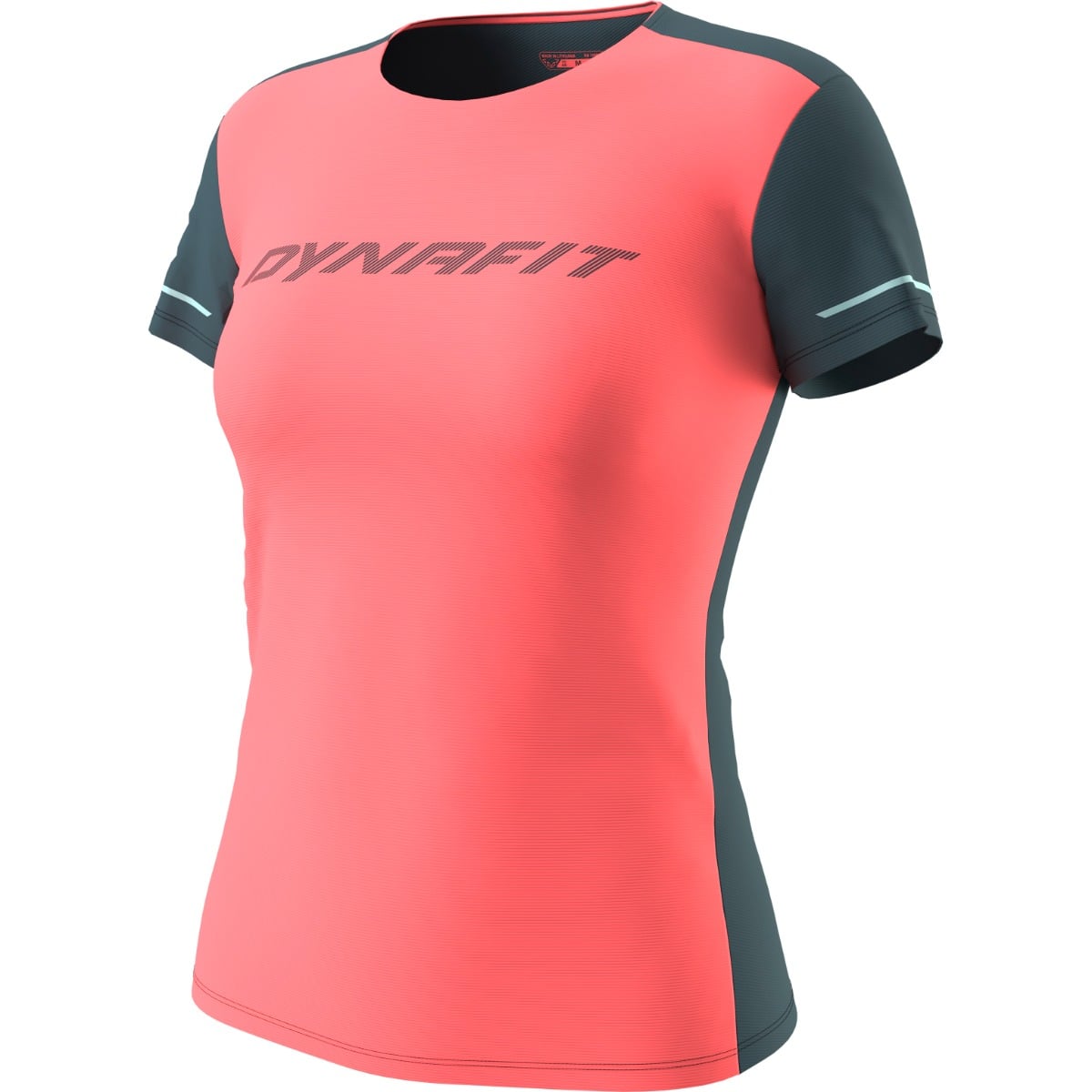 Tricou alergare dama Dynafit Alpine-Corai/Gri-XS