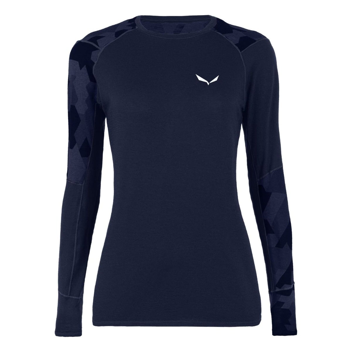 Bluza merino dama Salewa Cristallo Warm Alpine