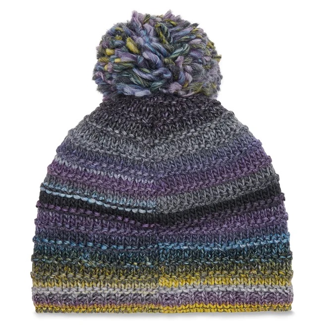 Caciula schi Eisbar Mikata Pompon-Gri/Galben-One size
