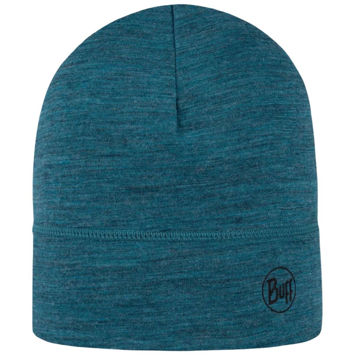 Caciula merino Buff Lightweight Solid Teal