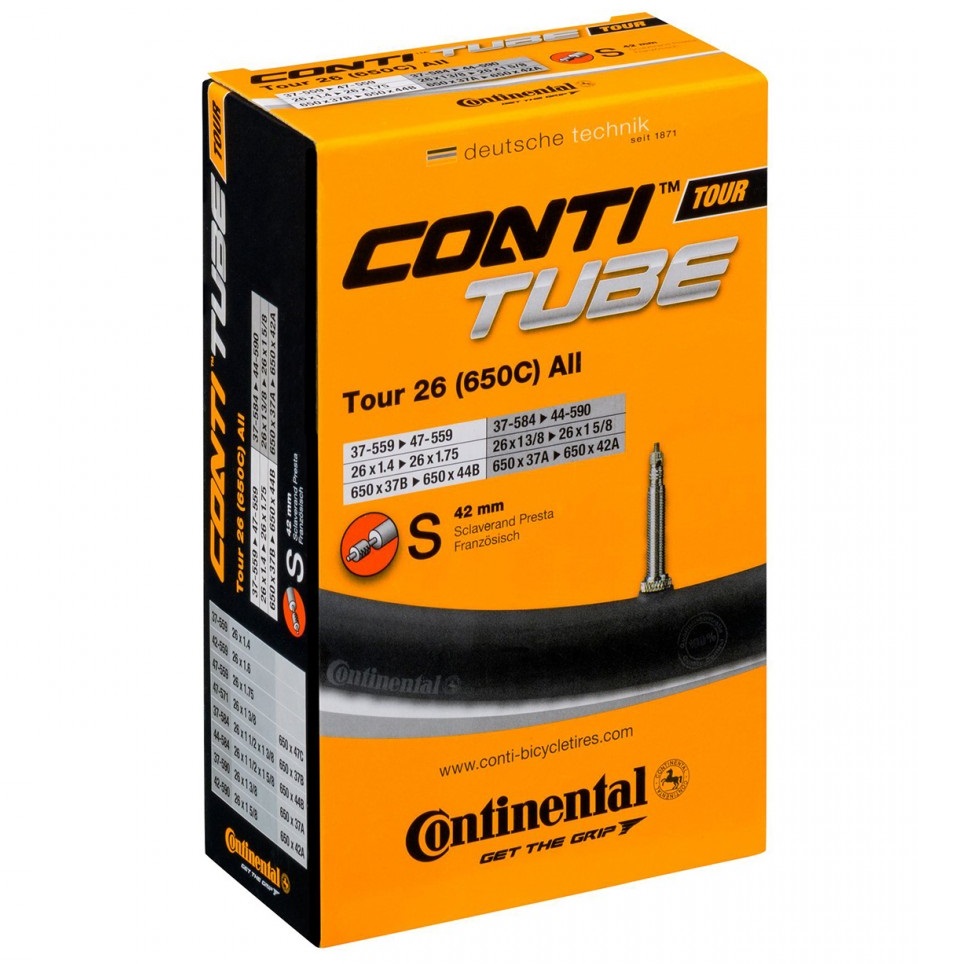 Camera Continental Tour 26" All 37/47-559/590 26x1.5-1.75 S42