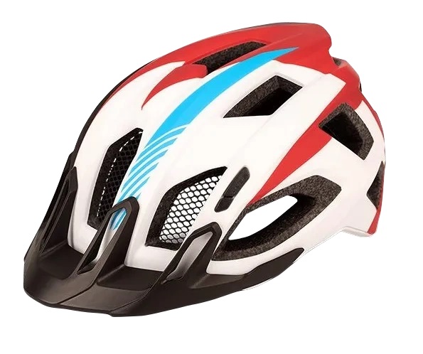 Casca ciclism Cube Quest Teamline-Alb/Bleu-59-64 cm