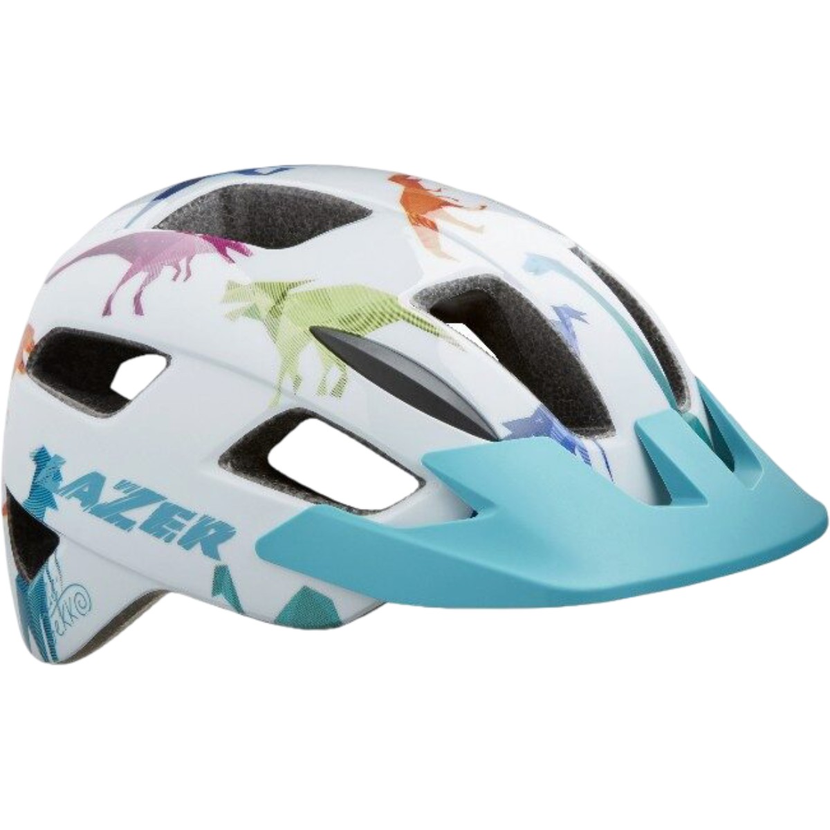 Casca ciclism copii Lazer Max+ Lil Gekko Dino, One Size 46-50 cm