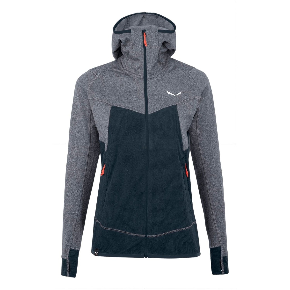 Fleece trekking dama Salewa Puez Hybrid Polarlite-Bleumarin/Gri-40/34