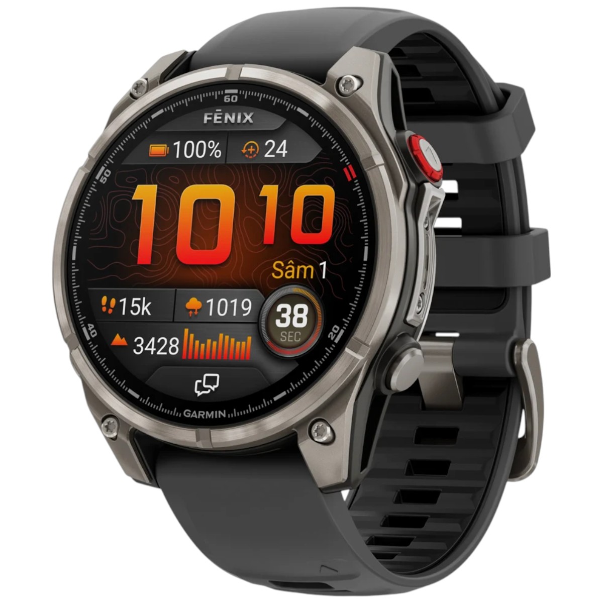 Ceas Garmin Fenix 8 Pro 51mm, Amoled, Graphite