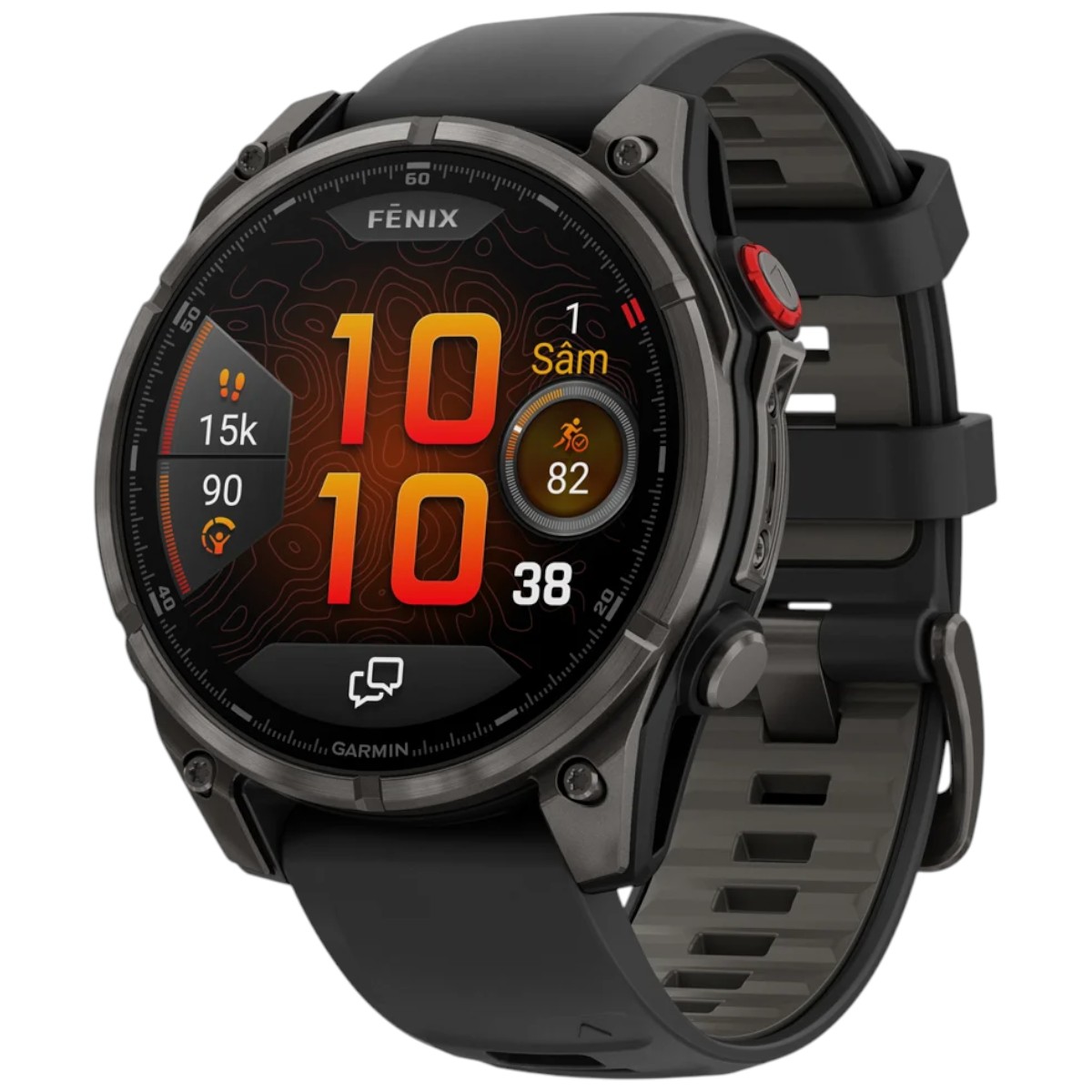 Ceas Garmin Fenix 8 Pro 47mm, Amoled, Pebble Grey