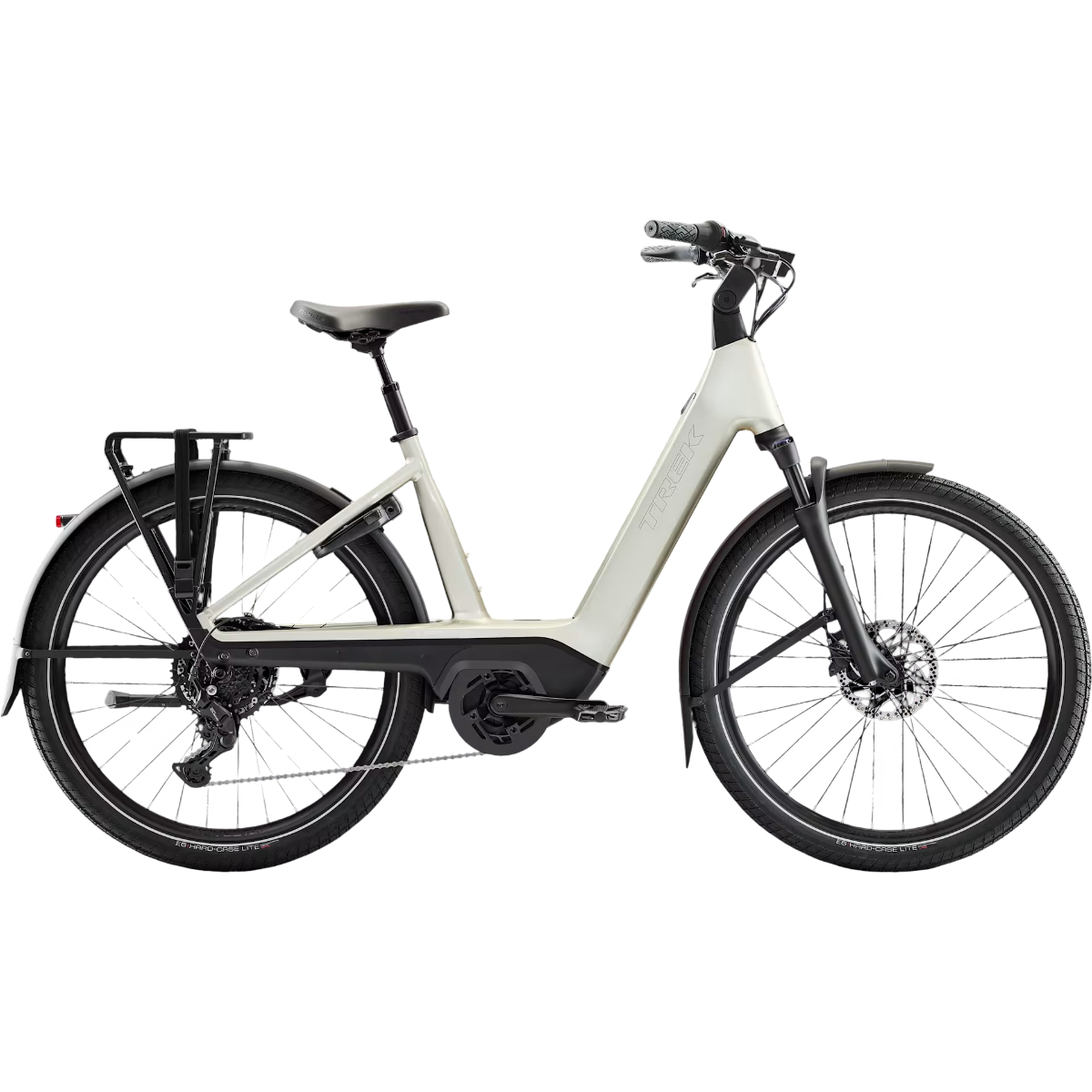 Bicicleta electrica Trek Charter+ 4 R9 800 Wh Lowstep 27.5" 2026-Argintiu-L