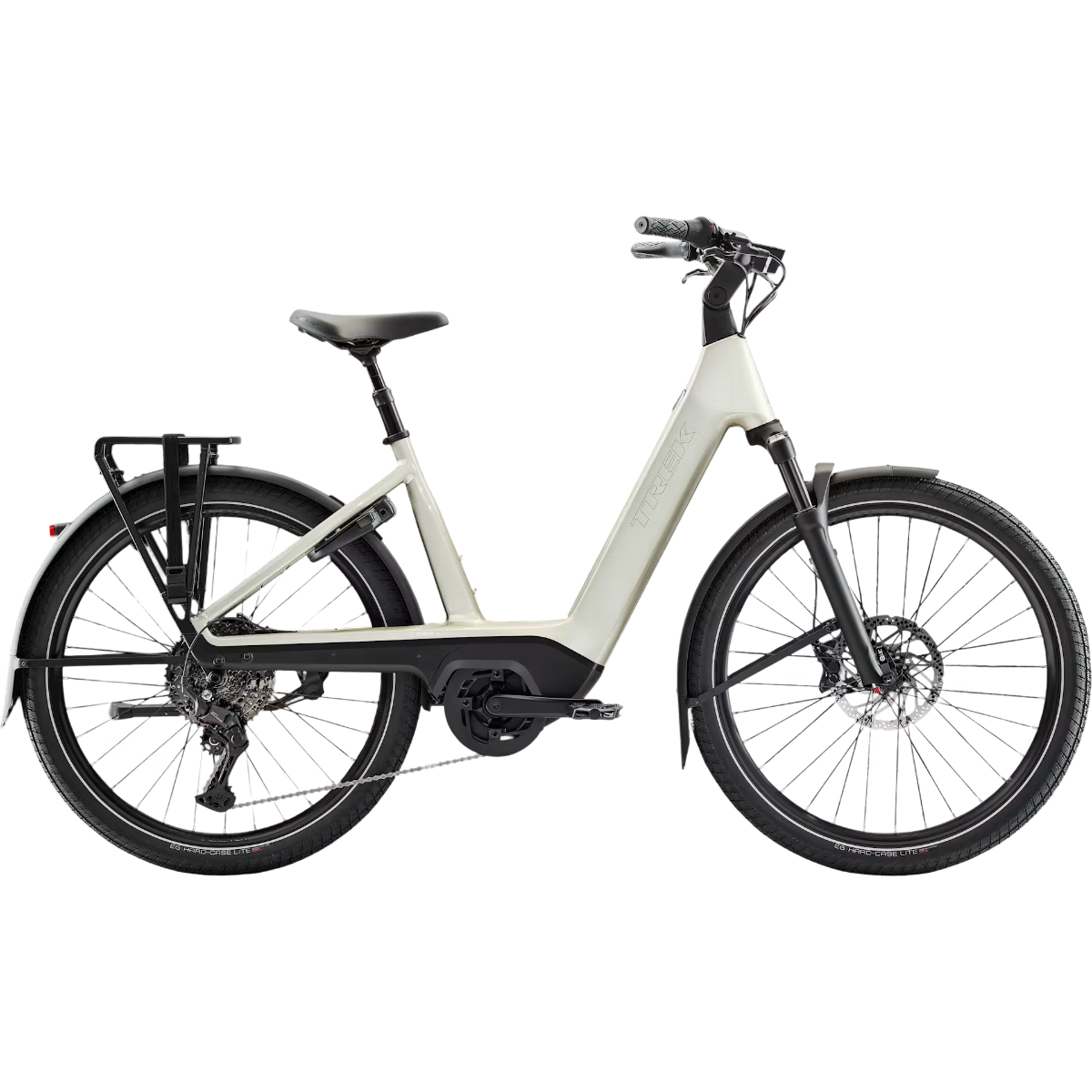 Bicicleta electrica Trek Charter+ 5 R10 800 Wh Lowstep 27.5" 2026-Argintiu-XL
