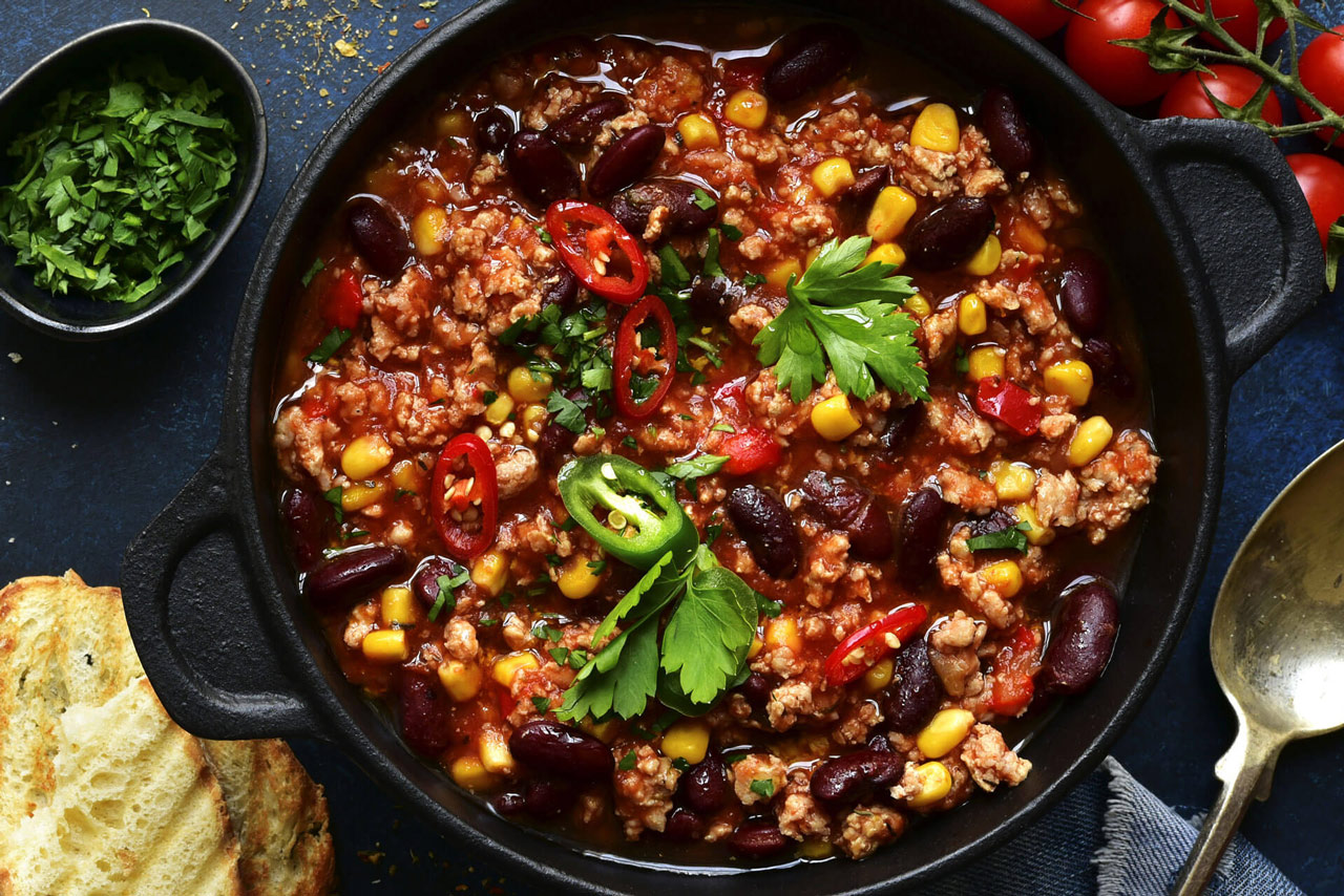 Mancare deshidratata liofilizata Adventure Menu Carne de vita cu fasole si chilli 105g