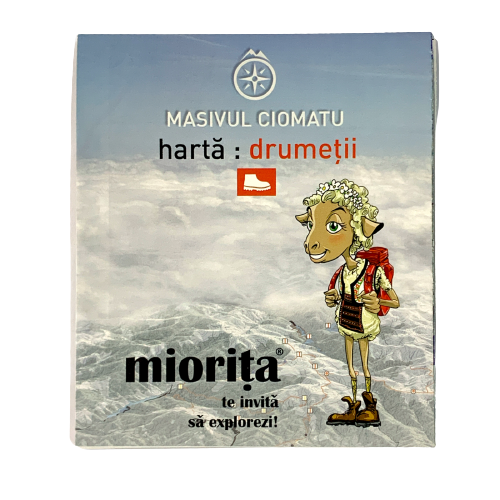 Harta drumetii Muntii Carpati - Masivul Ciomatu