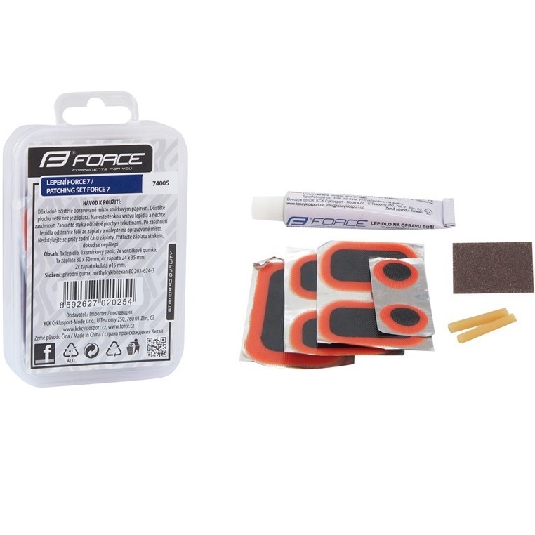 Set reparatie pana Force, 7 petece