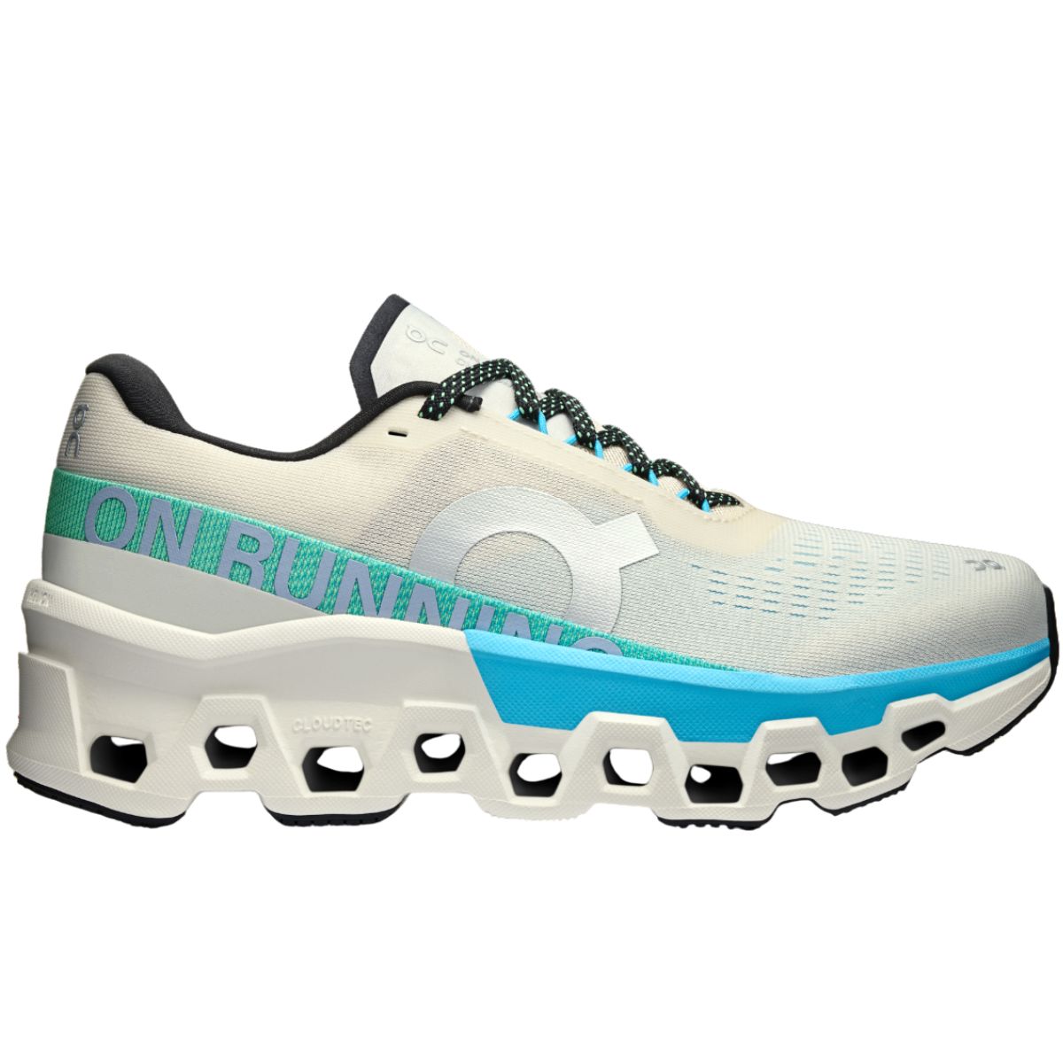 Pantofi alergare dama ON Cloudmonster 2 SS 2025-Alb/Bleu-37 1/2