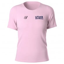 Tricou alergare dama Compressport UTMB 2025-Roz Deschis-XS