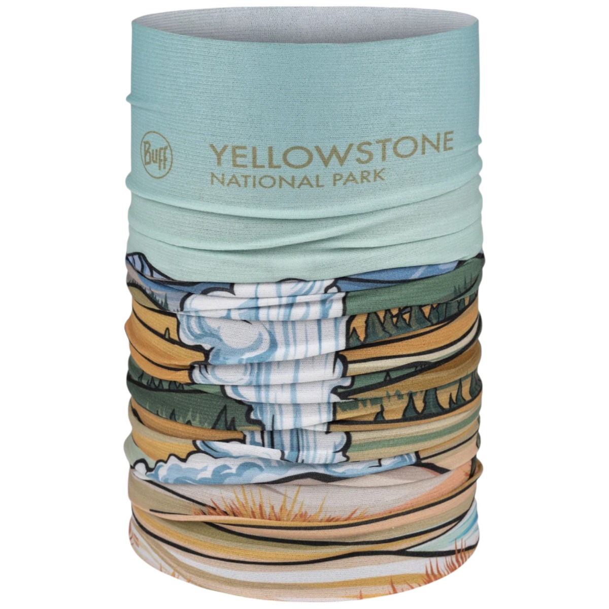 Bandana tubulara multifunctionala Buff CoolNet UV Yellowstone