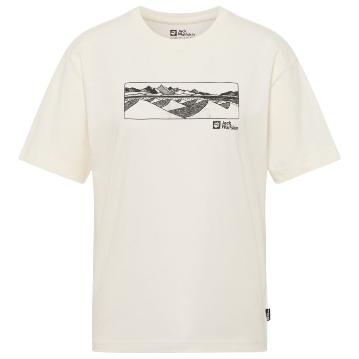 Tricou dama Jack Wolfskin Cordillera SS 2025-Alb-XS