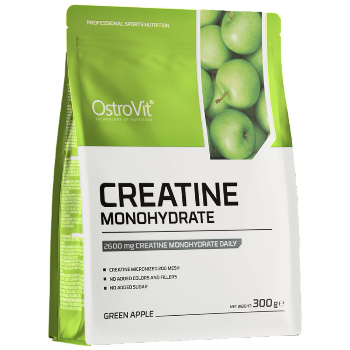 Creatina monohidrata OstroVit Aroma de Mere, 300g