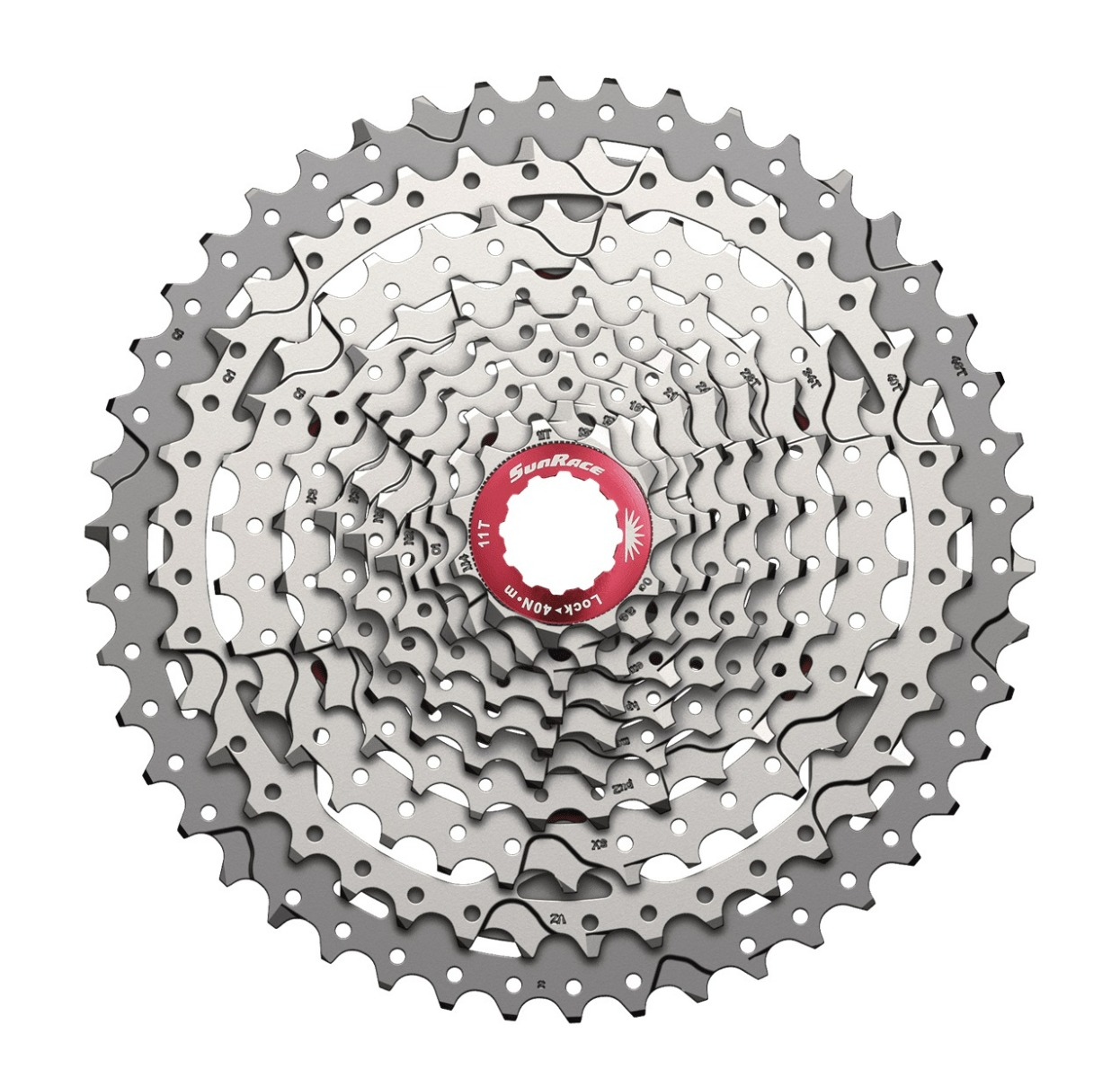 Pinioane pe caseta Sunrace CSMX3 TAY, 11-42T, 10 vit