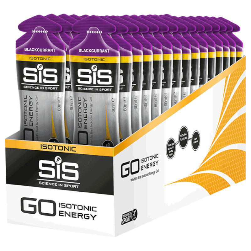 Cutie 30 Geluri SiS GO Isotonic Energy Gel 60ml, aroma Blackcurrant
