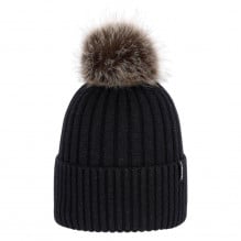 Caciula dama Viking Hana Pompon-Negru