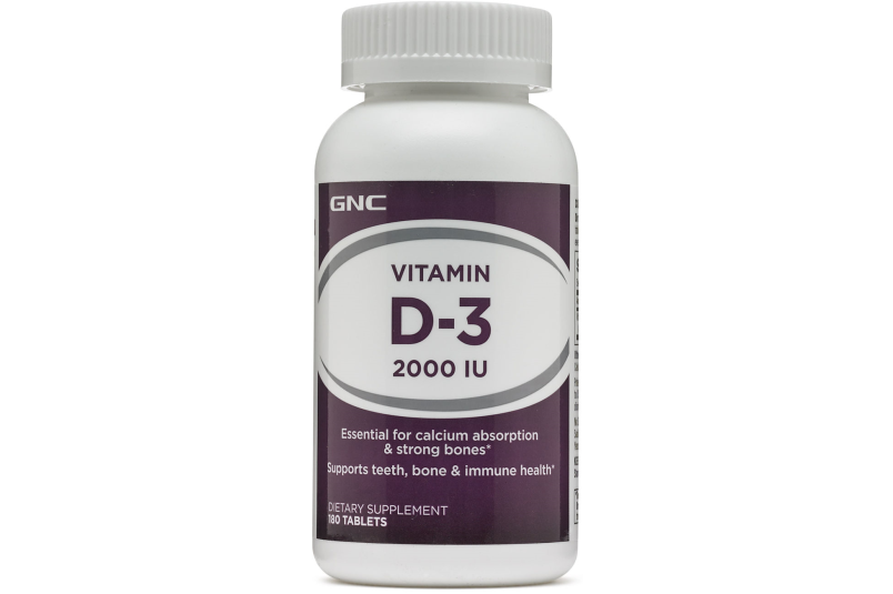 Vitamina D3 GNC 180TB 2000 IU