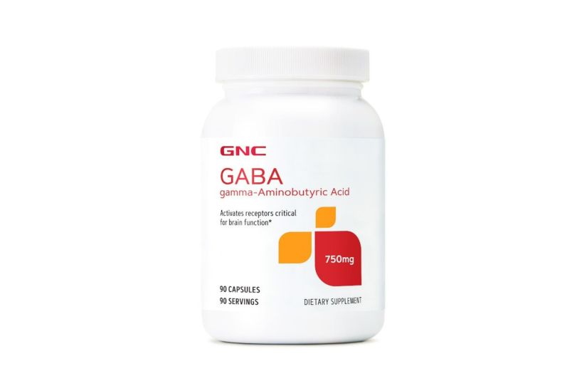Supliment alimentar GNC Gaba 750 mg, 90 cps